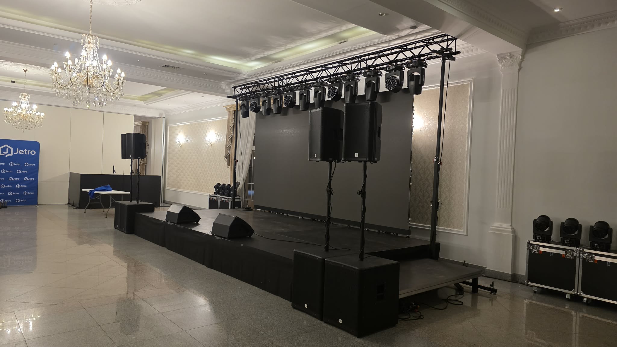 Gala firmowa - oświetlenie i telebim JTE